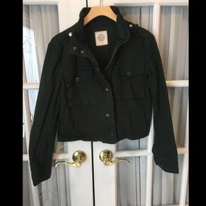 Dark Green SO Crop Jacket